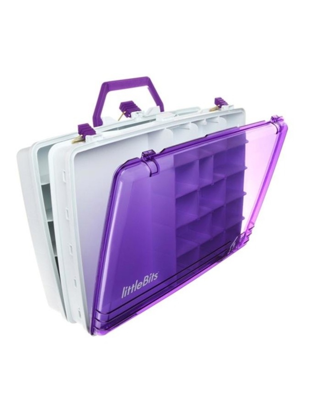 littleBits Purple Plastic Organizer Case